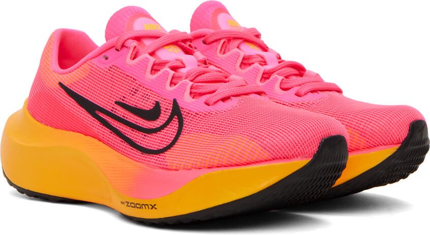 Nike Pink Zoom Fly 5 Sneakers - Picture 2