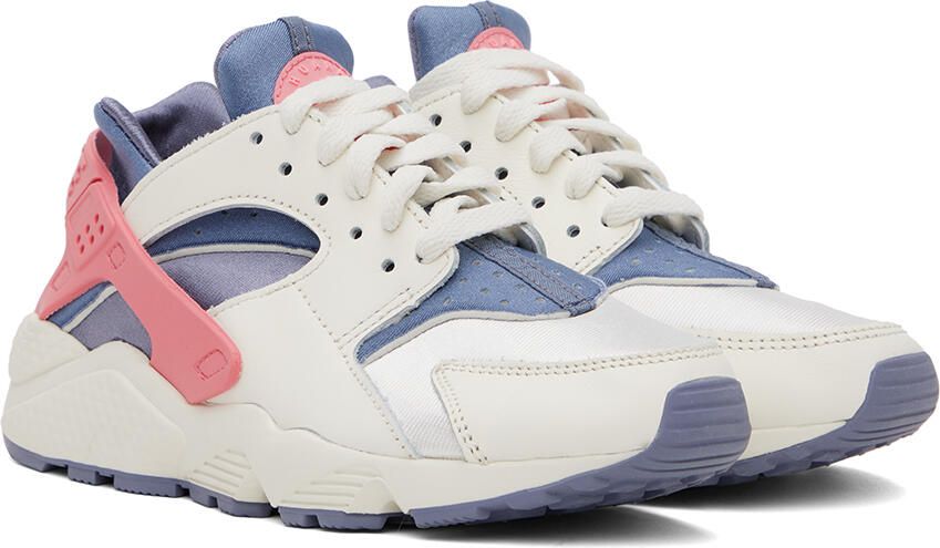 Nike Purple & Off-White Air Huarache Sneakers - Picture 2