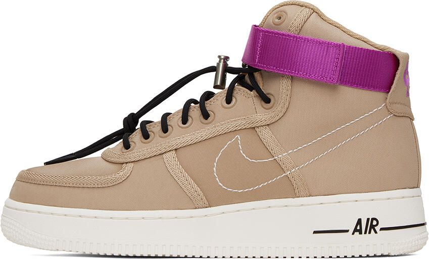 Nike Tan Air Force 1 High '07 LV8 Sneakers - Picture 3