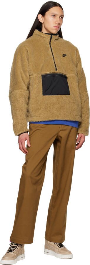 Nike Tan Air Force 1 High '07 LV8 Sneakers - Picture 4