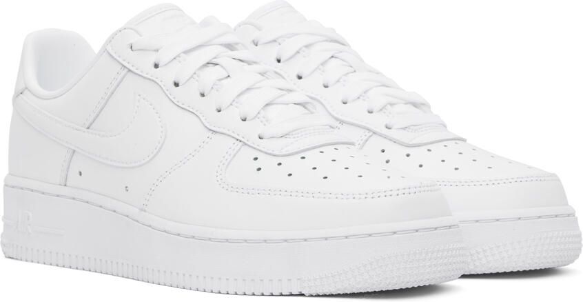 Nike Black Air Force 1 '07 Fresh Sneakers - Picture 4