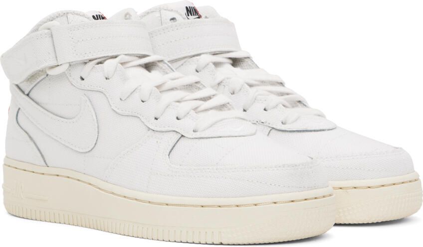 Nike White Air Force 1 '07 Mid Sneakers - Picture 2