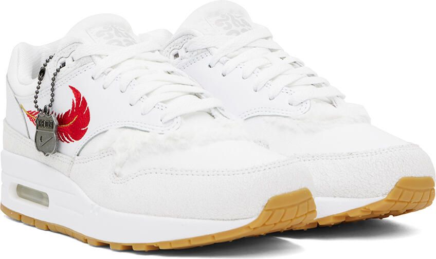Nike White Air Max 1 'The Bay' Sneakers - Picture 2