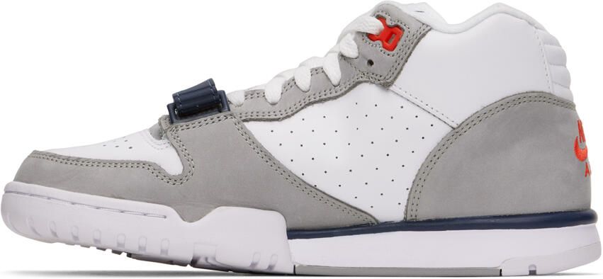 Nike White Air Trainer 1 High-Top Sneakers - Picture 2