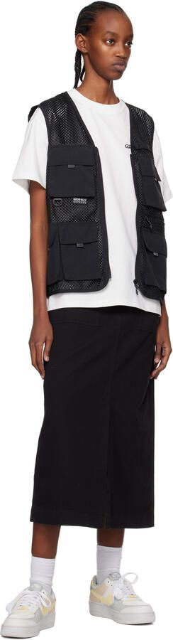 Nike White & Beige Air Force 1 Shadow Sneakers - Picture 4