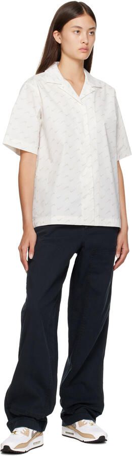 Nike White & Beige Air Max 90 Sneakers - Picture 4