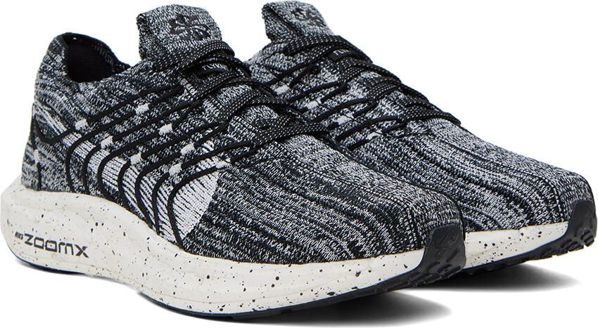 Nike White & Black Pegasus Turbo Sneakers - Picture 2