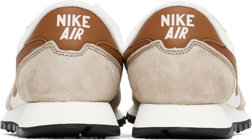 Nike White & Brown Air Pegasus '83 PRM Sneakers