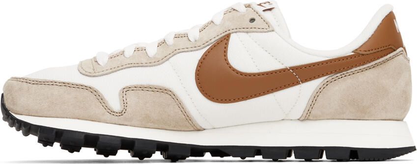 Nike White & Brown Air Pegasus '83 PRM Sneakers - Picture 3