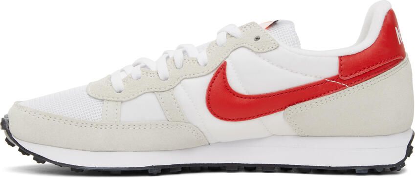 Nike White & Red Challenger OG Sneakers - Picture 4