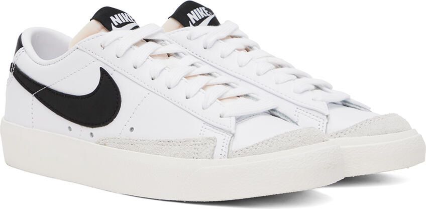 Nike White Blazer Low '77 Sneakers - Picture 2