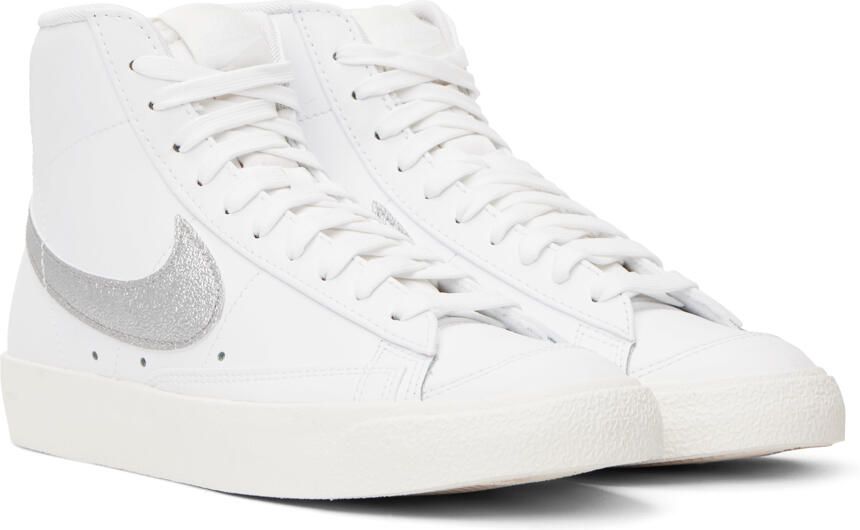 Nike White Blazer Mid '77 Sneakers - Picture 2