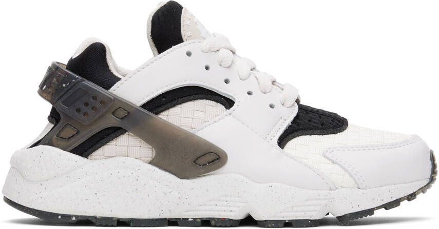 Nike Off-White & Black Air Huarache Sneakers - Picture 5