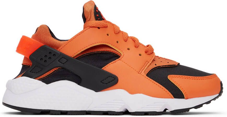 Nike Orange Air Huarache Sneakers - Picture 5