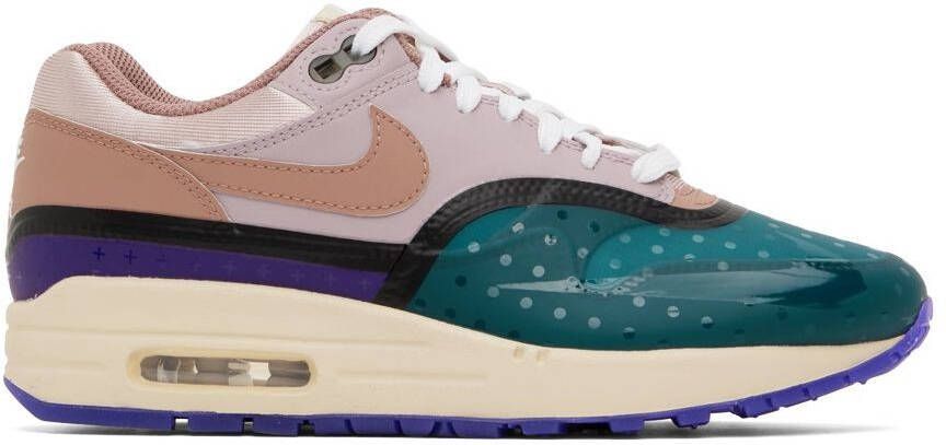 Nike Pink & Purple Air Max 1 PRM Sneakers - Picture 4