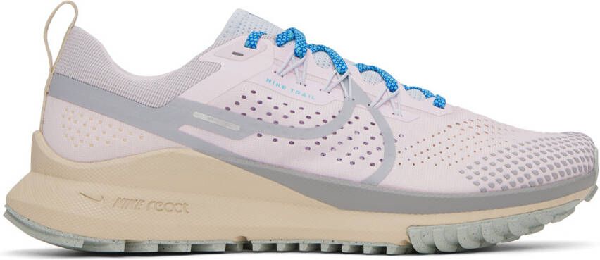 Nike Pink React Pegasus Trail 4 Sneakers - Picture 5