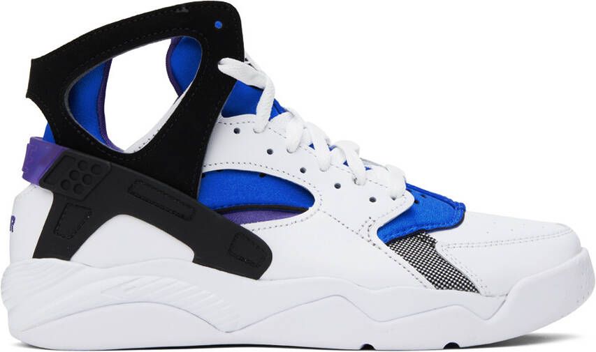 Nike White Air Flight Huarache Sneakers - Picture 5