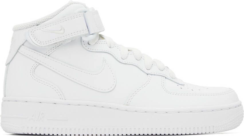 Nike White Air Force 1 '07 Mid Sneakers - Picture 2