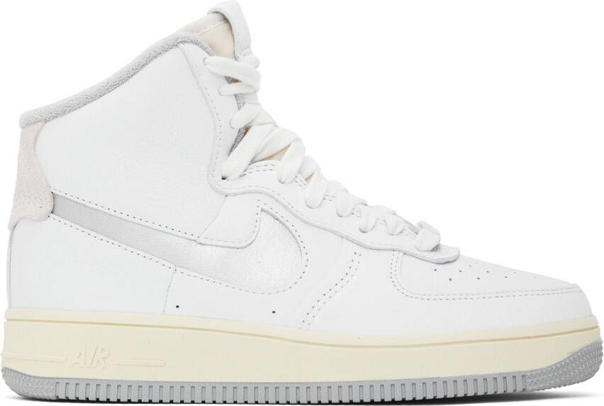 Nike White Strapless Air Force 1 Sculpt High Sneakers - Picture 2