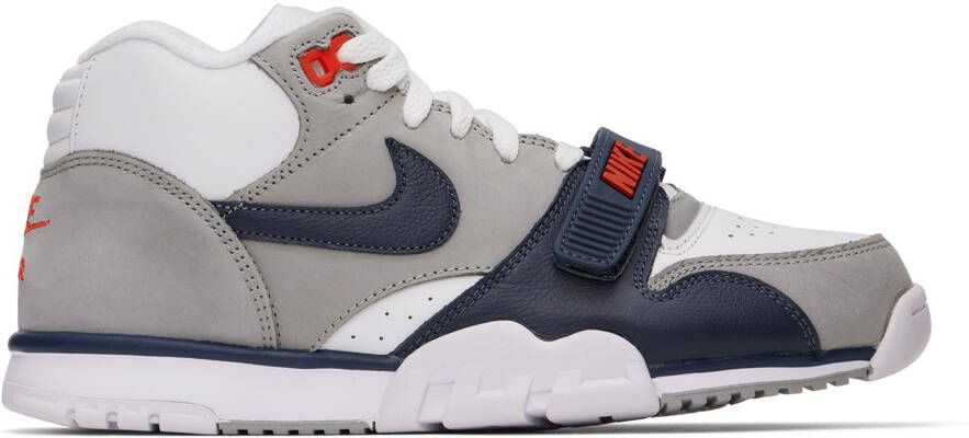 Nike White Air Trainer 1 High-Top Sneakers