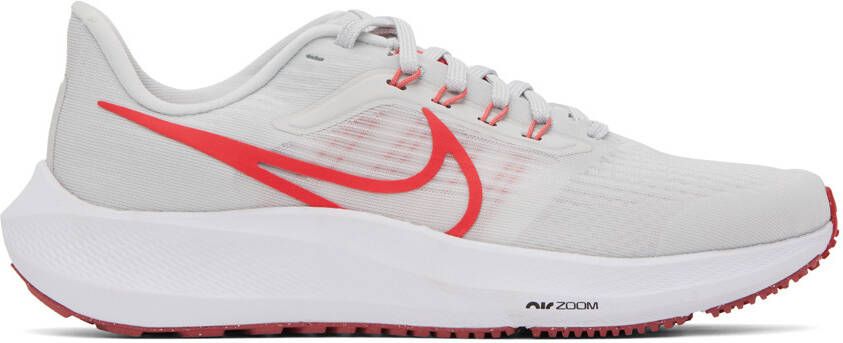 Nike White Air Zoom Pegasus 39 Sneakers - Picture 5