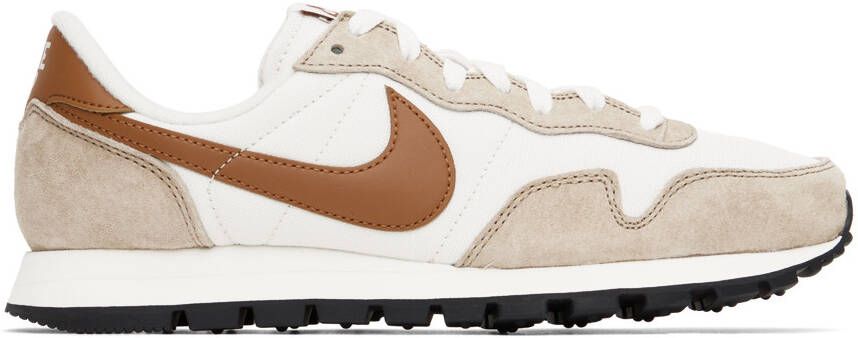 Nike White & Brown Air Pegasus '83 PRM Sneakers - Picture 5