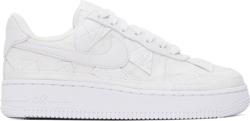 Nike White Billie Eilish Edition Air Force 1 Sneakers - Picture 5
