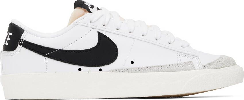 Nike White Blazer Low '77 Sneakers - Picture 4