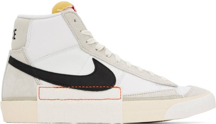 Nike White Blazer '77 Pro Club Sneakers - Picture 5