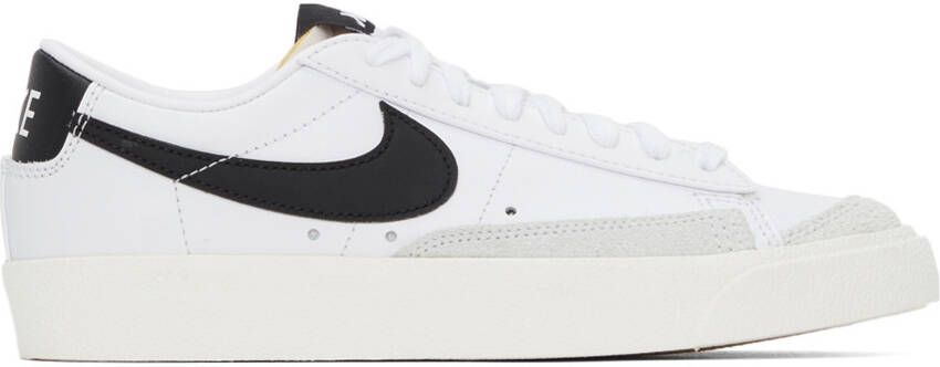 Nike White Blazer Low '77 Sneakers - Picture 6