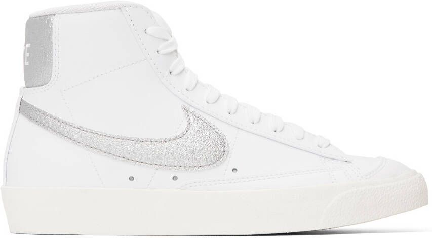 Nike White Blazer Mid '77 Sneakers - Picture 5