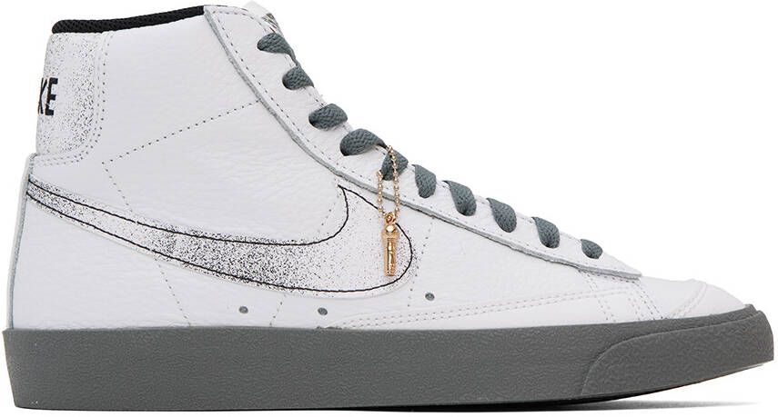 Nike White Blazer Mid '77 Sneakers - Picture 5