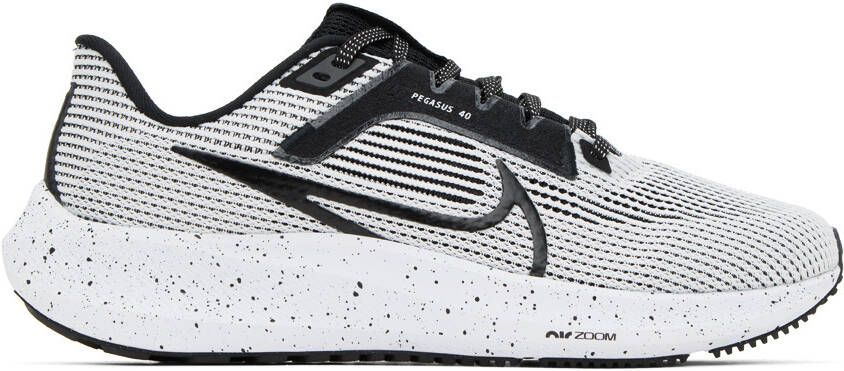 Nike White Pegasus 40 Sneakers - Picture 5