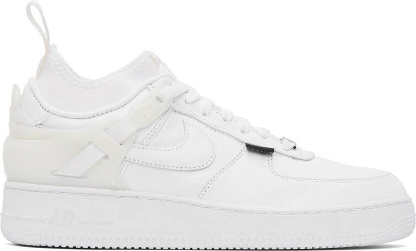Nike White Undercover Edition Air Force 1 Sneakers - Picture 5