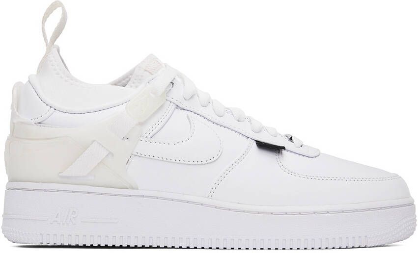 Nike White Undercover Edition Air Force 1 Sneakers - Picture 3