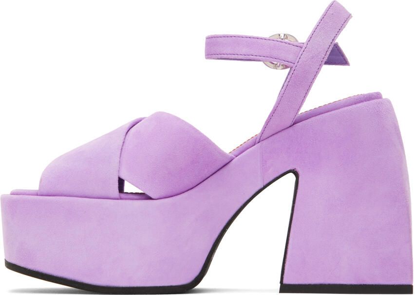 Nodaleto Purple Bulla Joni Heeled Sandals - Picture 2