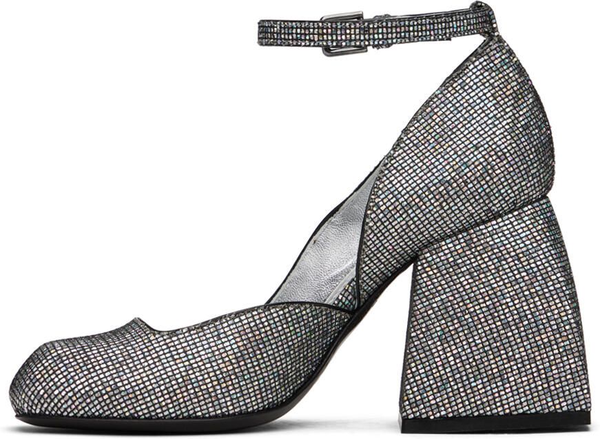 Nodaleto Silver Bulla Pia Heels - Picture 2