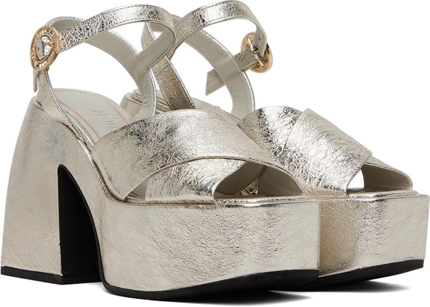 Nodaleto Silver Joni Heeled Sandals - Picture 2