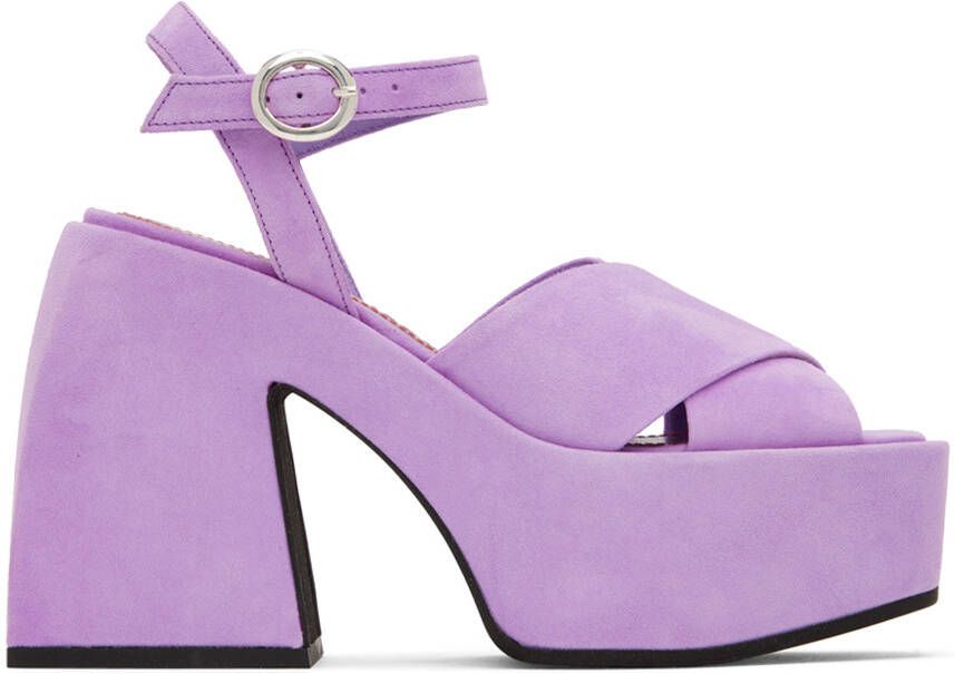 Nodaleto Purple Bulla Joni Heeled Sandals - Picture 4
