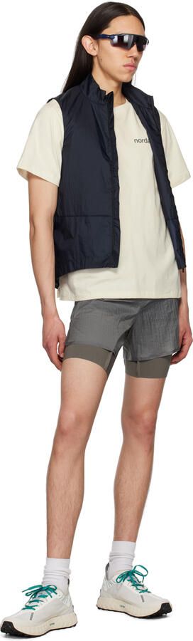 Norda Off-White & Green ' 001' Sneakers - Picture 4