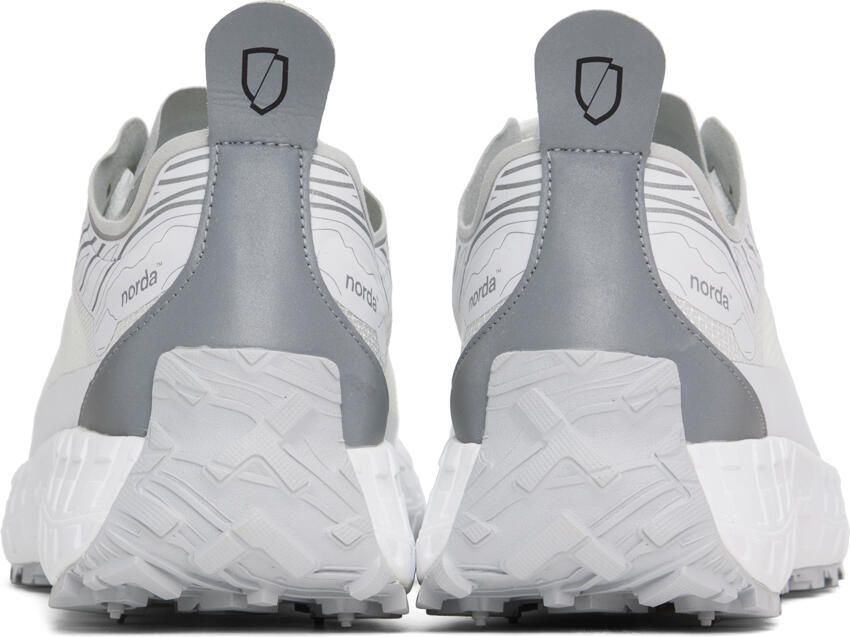 Norda White & Silver ' 001' Sneakers