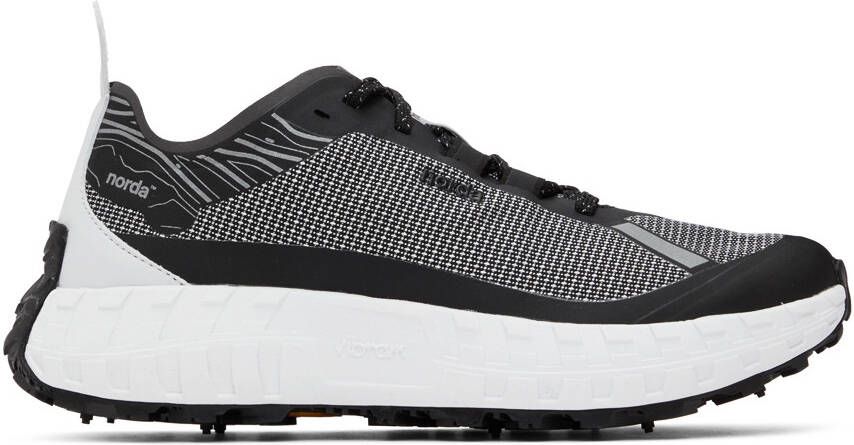 Norda Black & White ' 001' Sneakers - Picture 5