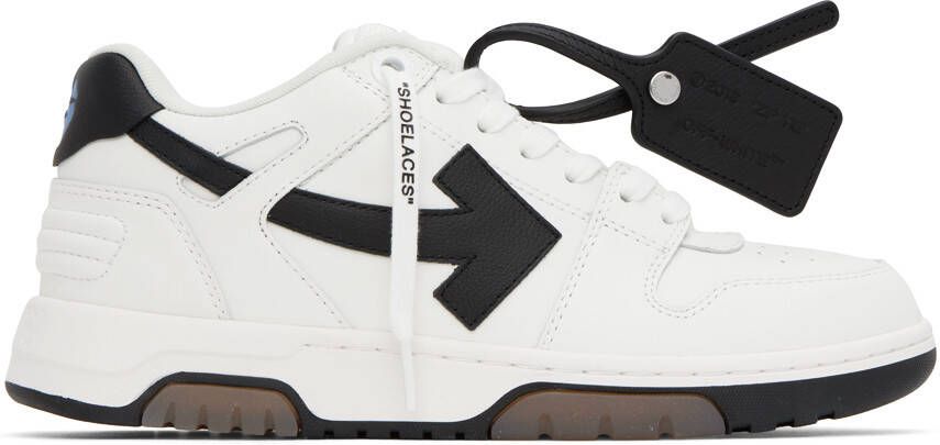 Off-White & Black 'Out Of Office' Sneakers - Picture 5