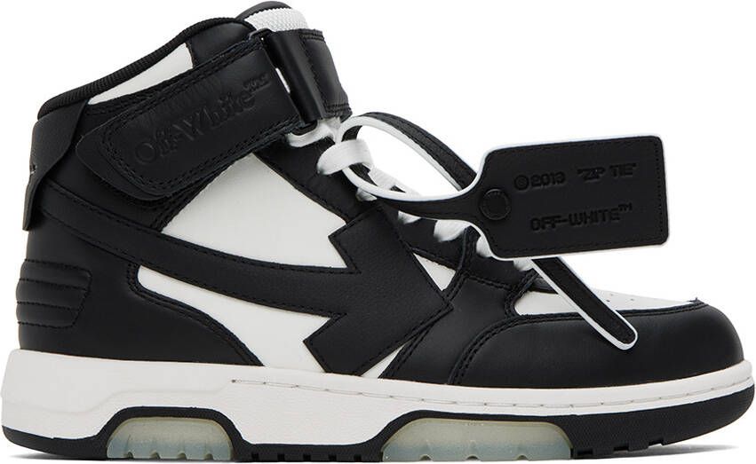 Off-White Black & White Out Of Office Sneakers - Picture 5