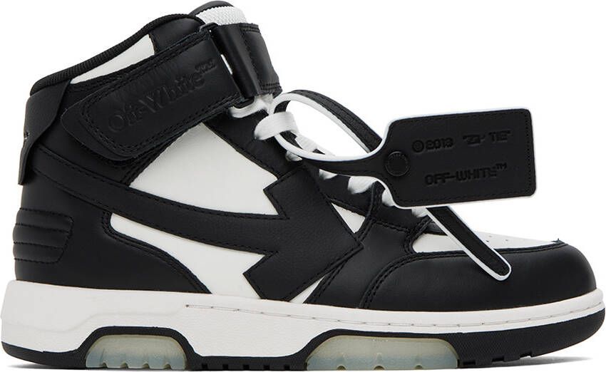 Off-White Black & White Out Of Office Sneakers - Picture 4