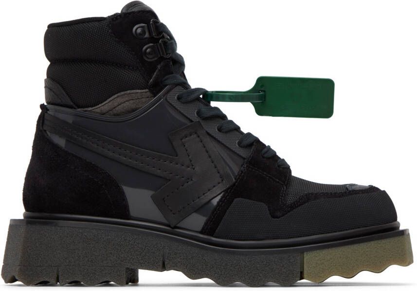 Off-White Black Hiking Sponge Boot - Picture 2