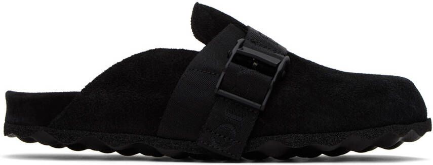 Off-White Black Industrial Belt Slippers - Picture 5