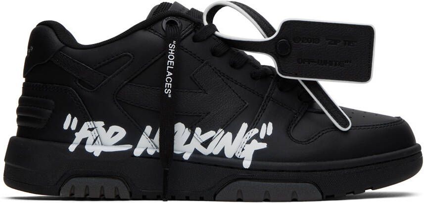 Off-White Black Out Of Office 'For Walking' Sneakers - Picture 4