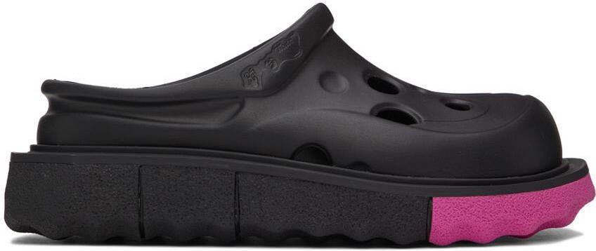 Off-White Black Spongesole Meteor Slippers