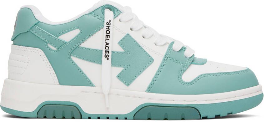 Off-White Blue & White Out Of Office Sneakers - Picture 5